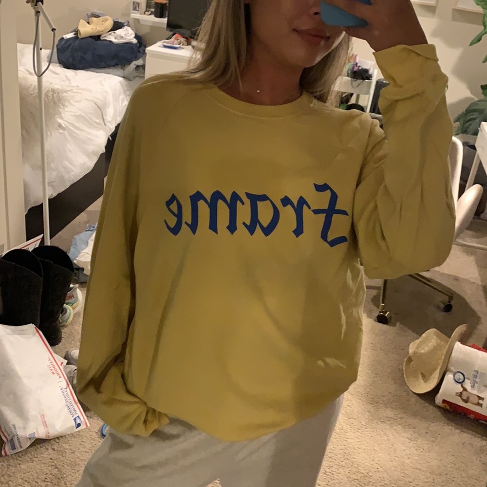 Frame denim yellow Crewneck